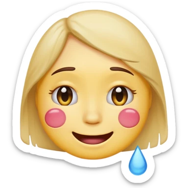 sad emoji with bruise under eye
no i would like skmilar to smiling face holding up tears sticker