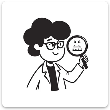 an eye doctor emoji sticker