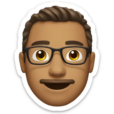 Creer moi un gars brun pas content sticker