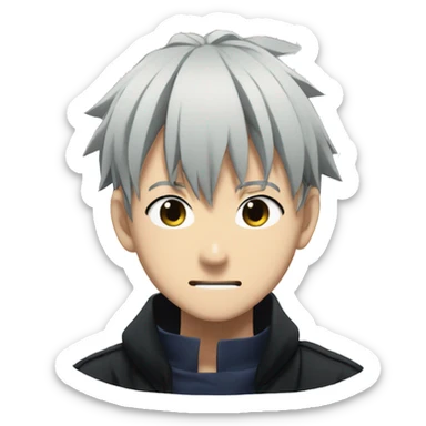 itadori from the anime jujutsu kaisen sticker