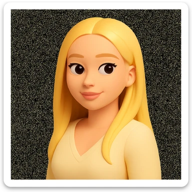 Slightly increase the volume of the upper body of the girl and make it a separate emoji, separated from the boy. The original style is 3D Emoji, so please maintain the 3D Microsoft fluent emoji style in the edit. sticker