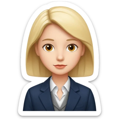 Escritor de libros, muy elegante y formal sticker