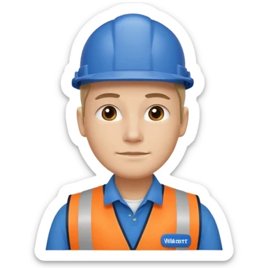 Walmart worker odp sticker