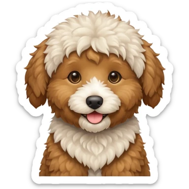 mini Goldendoodle  sticker