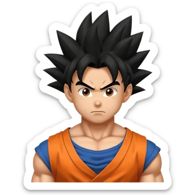 I need an emoji of character goku sticker