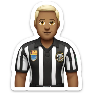 Referee in chiefs jersey sticker