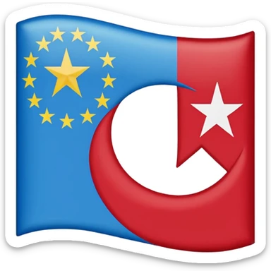 Iraqi Turkmen flag emoji  sticker