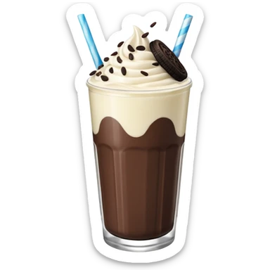 Oreo white Smoothie sticker