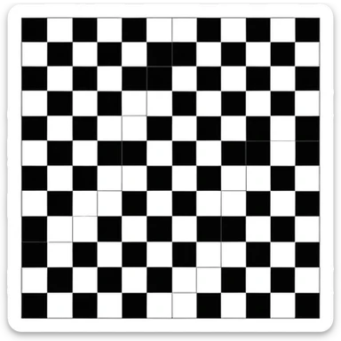 checker board sticker