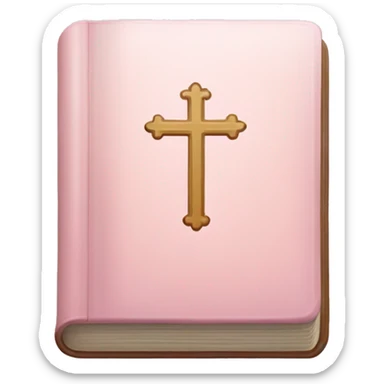 Light pink Holy Bible sticker