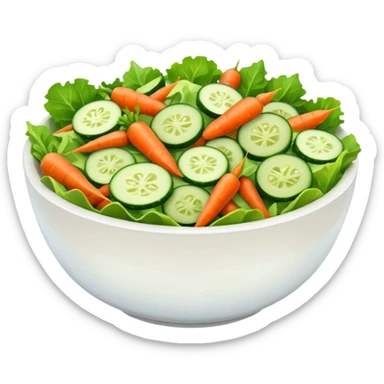 Veggie salad with no tomatoes sticker