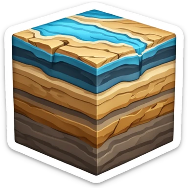 strata　cube sticker