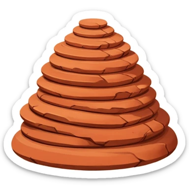 terracotta sticker