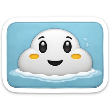 Bath mat plain,no pictures, no emojies  sticker