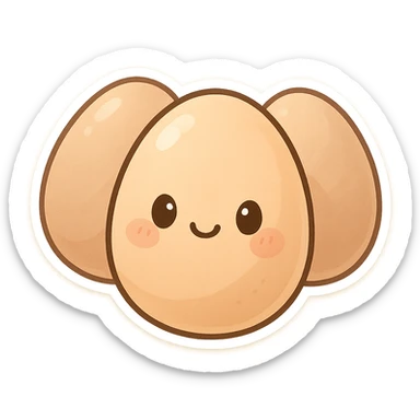 chicken eggs sticker