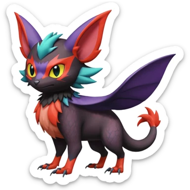  Noibat-Noivern-Trico-Nargacuga-Litten-Hybrid sticker