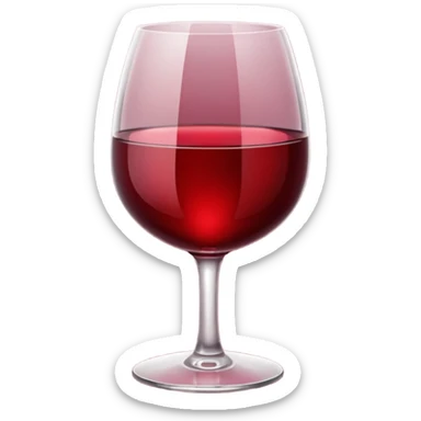 Wine dark color sticker
