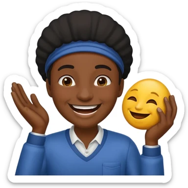 menga sotuvchi va oluvchi tasvirlangan emoji kerak sticker