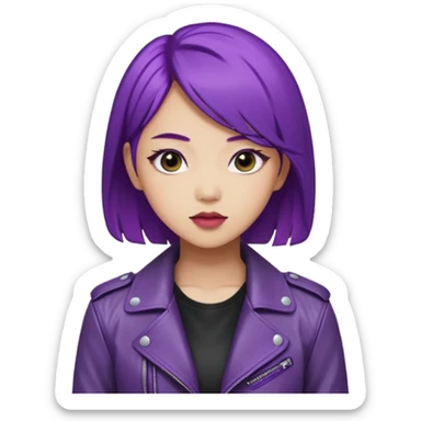 kpop hunters Rumi purple hair a sian sticker