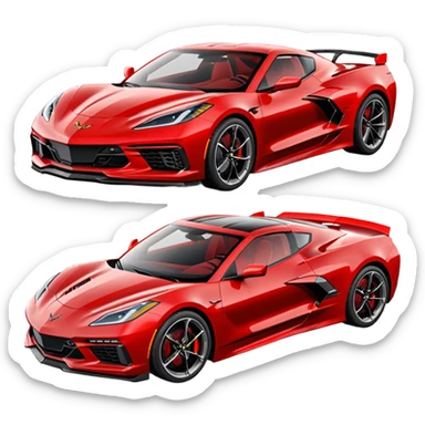 Corvette c8 sticker