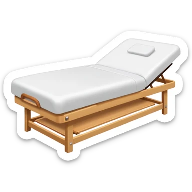massage bed sticker