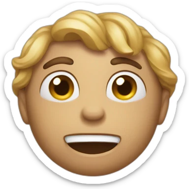 Emoji qui a honte sticker