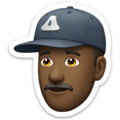 Casquette à piques sticker