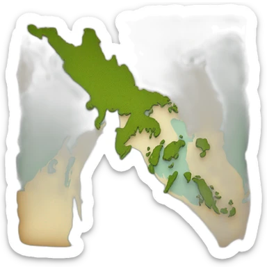 Map of Malaysia sticker