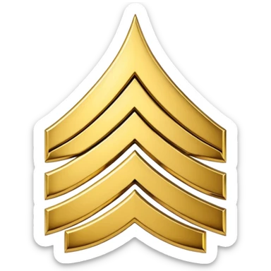 create me a emoji of chevron general like in american army sticker