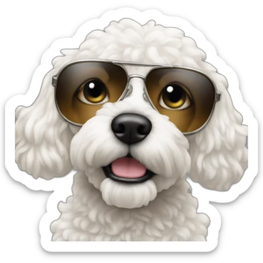 rappers whit bichon sticker