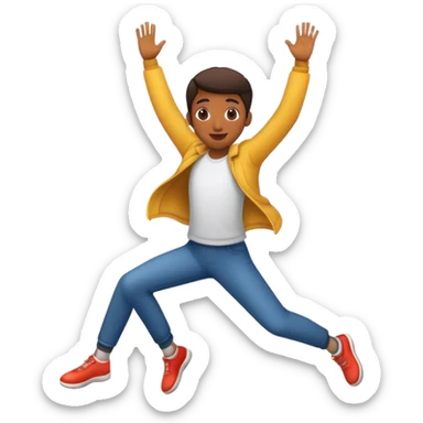 Yo saltando  sticker