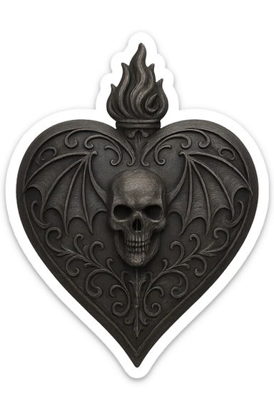 goth object, remove background sticker