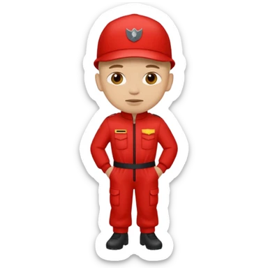 I want a emoji of a character Berlin from money heist. With his costume  no mask  sticker