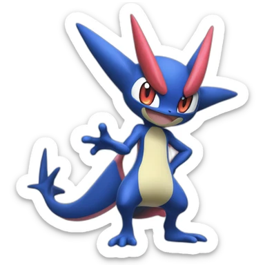 Ash Greninja sticker