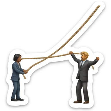 Person getting hit with a long rope sticker