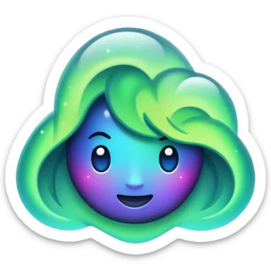 an aurora theme based emoji for admin role in discord role icon  sticker