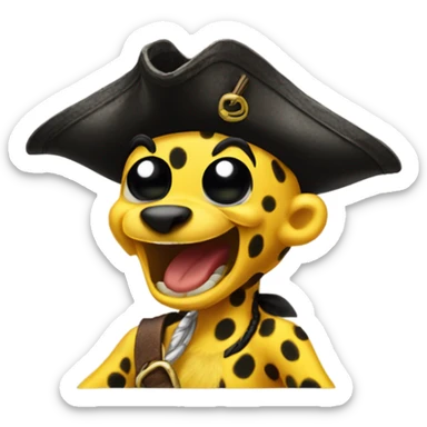 marsupilami pirate sticker