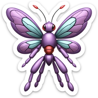 Vikavolt-Pinsir-Butterfree-Genesect-Miraidon-fusion, full body sticker