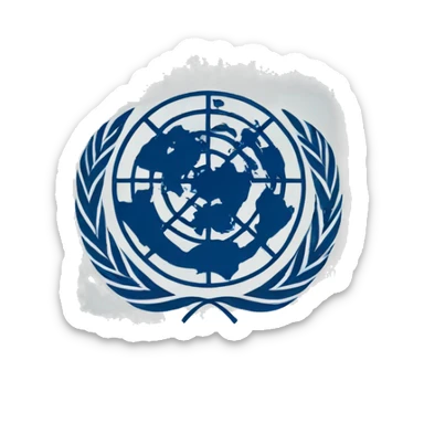 united nations organization sticker