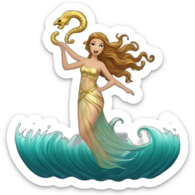 siren (greek mythology) sticker