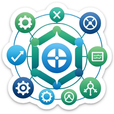 a "becoming a consulting expert" trainning using symbols instead of people sticker