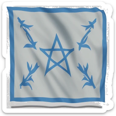 east turkistan flag sticker