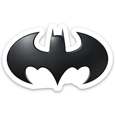 Batman symbol sticker