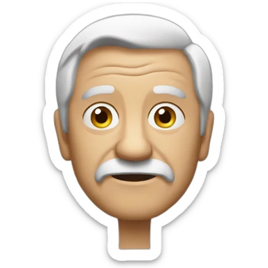 old-man-shrug sticker