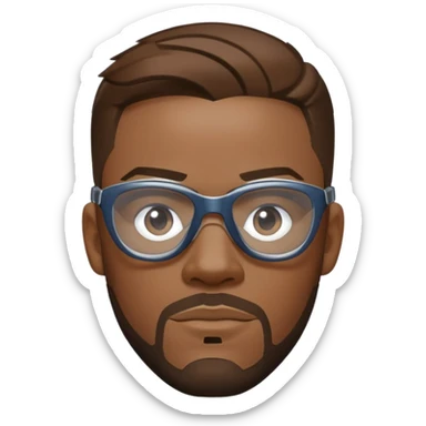 sam wilson with side-whiskers wear safety glasses from  from captain america: civil war sticker