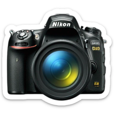 Nikon camera sticker
