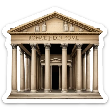 The Pantheon rome sticker