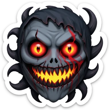 creepy dark entity from dead by daylight emoji sticker