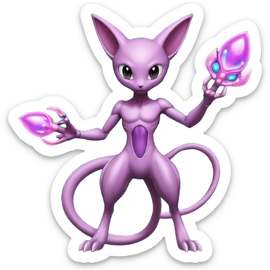 Mewtwo-Malamar-Genesect-Deoxys-Espeon-alien-hybrid-fusion sticker