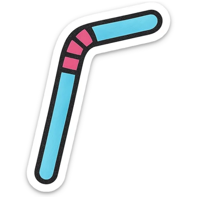 Edit the image to make the straw blue. Keep the original style and transparent background unchanged. sticker